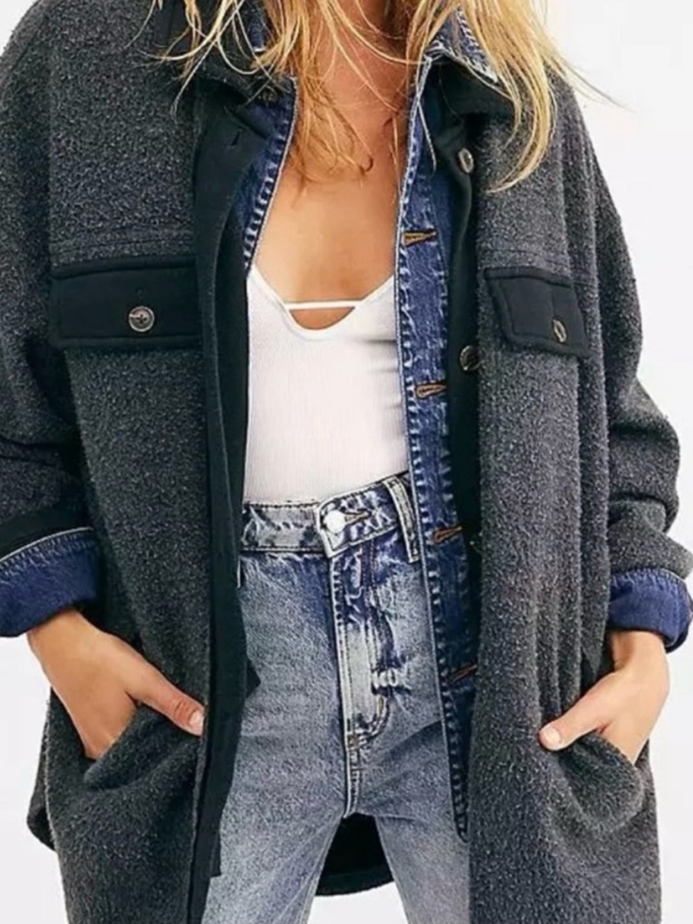Free People Ruby Oversized Shirt Jacket